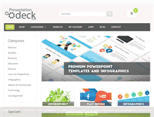 Tablet Screenshot of presentationdeck.com